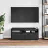 Meuble TV VISNES noir 100x40x38 cm bois d'ingénierie 584209584209