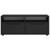 Meuble TV VISNES noir 100x40x38 cm bois d'ingénierie 584209584209