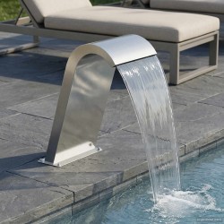 Fontaine de piscine Argenté 47 x 31 x 60 cm Acier inoxydable 584213584213