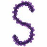 Guirlande de Boules de Noël Lilas 186 cm Polystyrène 584215584215
