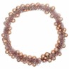 Guirlande de Boules de Noël Rose doré 186 cm Polystyrène 584216584216