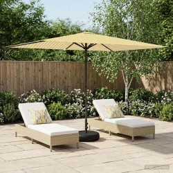 Parasol de jardin avec base 200 x 300 cm Polyester 584217584217