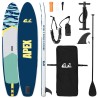 Planche de Paddle Gonflable APEX 366 x 81 x 15 cm Bleu pour 584218584218