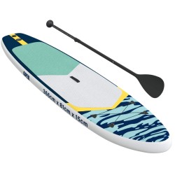 Planche de Paddle Gonflable APEX 366 x 81 x 15 cm Bleu pour 584218584218
