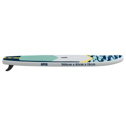Planche de Paddle Gonflable APEX 366 x 81 x 15 cm Bleu pour 584218584218