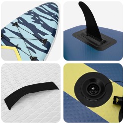 Planche de Paddle Gonflable APEX 366 x 81 x 15 cm Bleu pour 584218584218