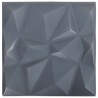 Panneaux muraux 24 pcs Gris Diamant 50 x 50 cm Mousse XPS 584219584219