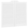 Portes battantes Blanc 90 x 40 cm Bois de pin massif 584222584222