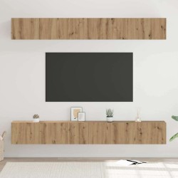Ensemble meuble TV 6 pcs Chêne artisanal Bois d'ingénierie 584228584228