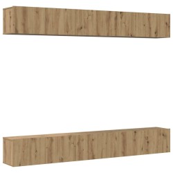 Ensemble meuble TV 6 pcs Chêne artisanal Bois d'ingénierie 584228584228