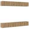 Ensemble meuble TV 6 pcs Chêne artisanal Bois d'ingénierie 584228584228