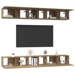 Ensemble meuble TV 6 pcs Chêne artisanal Bois d'ingénierie 584228584228