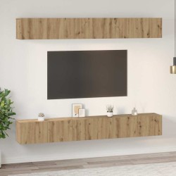 Ensemble meuble TV 6 pcs Chêne artisanal Bois d'ingénierie 584228584228