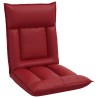 Fauteuil de sol ajustable Bordeaux Simili cuir 584229584229