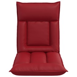 Fauteuil de sol ajustable Bordeaux Simili cuir 584229584229