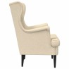 Fauteuil Crème Tissu 584230584230