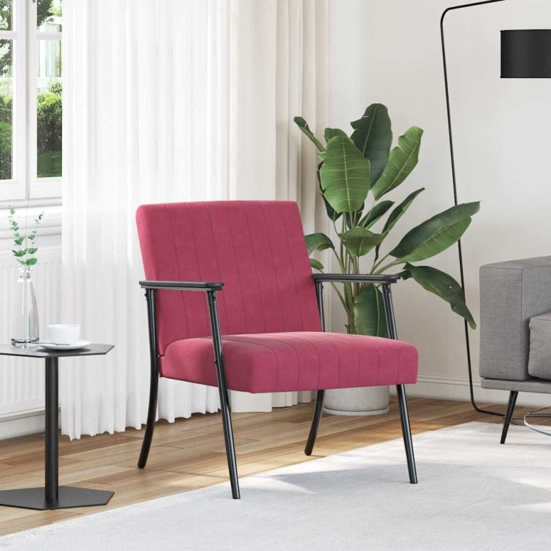 fauteuil Bordeaux 59 x 75 x 78 cm Velours 584231584231