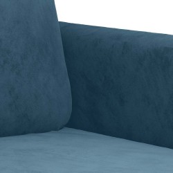 Fauteuil Bleu 60 cm Velours 584232584232