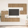 Ensemble meuble TV 8 pcs Chêne artisanal Bois d'ingénierie 584234584234