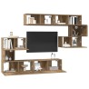 Ensemble meuble TV 8 pcs Chêne artisanal Bois d'ingénierie 584234584234