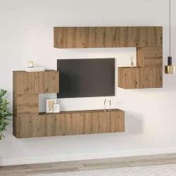 Ensemble meuble TV 8 pcs Chêne artisanal Bois d'ingénierie 584234584234