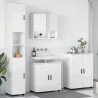 Ensemble de mobilier de salle de bain 4 pcs Blanc brillant 584236584236
