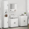 Ensemble de mobilier de salle de bain 4 pcs Blanc brillant 584236584236