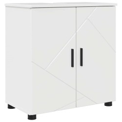 Ensemble de mobilier de salle de bain 4 pcs Blanc brillant 584236584236