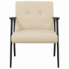 fauteuil Crème tissu 584243584243