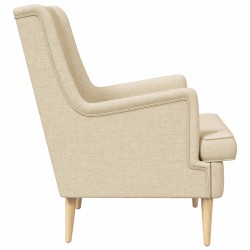 Fauteuil Crème Tissu 584244584244