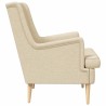Fauteuil Crème Tissu 584244584244