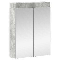Ensemble de mobilier de salle de bain TULUM 4 pcs Gris béton 584245584245