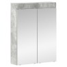 Ensemble de mobilier de salle de bain TULUM 4 pcs Gris béton 584245584245