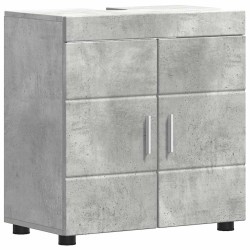 Ensemble de mobilier de salle de bain TULUM 4 pcs Gris béton 584245584245