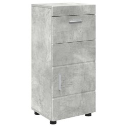 Ensemble de mobilier de salle de bain TULUM 4 pcs Gris béton 584245584245