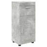 Ensemble de mobilier de salle de bain TULUM 4 pcs Gris béton 584245584245