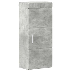 Ensemble de mobilier de salle de bain TULUM 4 pcs Gris béton 584245584245
