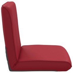 Fauteuil de sol ajustable Bordeaux Simili cuir 584247584247