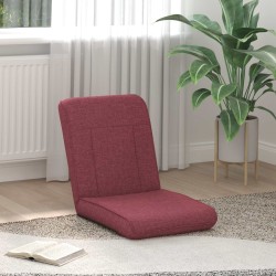 Fauteuil de sol ajustable Bordeaux Tissu 584248584248