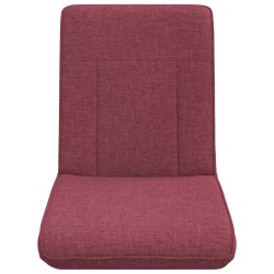 Fauteuil de sol ajustable Bordeaux Tissu 584248584248