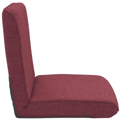 Fauteuil de sol ajustable Bordeaux Tissu 584248584248