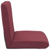 Fauteuil de sol ajustable Bordeaux Tissu 584248584248