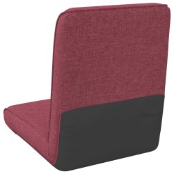 Fauteuil de sol ajustable Bordeaux Tissu 584248584248