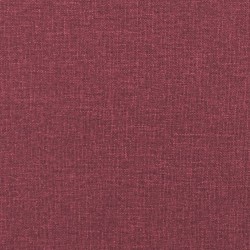 Fauteuil avec repose-pied Rouge bordeaux 60 cm Tissu 584257584257