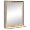 Ensemble de mobilier de salle de bain avec étagère 3 pcs Marron 584260584260