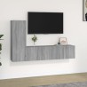 Ensemble de meubles TV 3 pcs Sonoma gris Bois d'ingénierie 584263584263