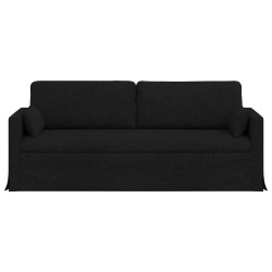 Canapé Noir 198 x 78 x 80 cm tissu 584264584264