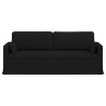 Canapé Noir 198 x 78 x 80 cm tissu 584264584264