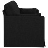 Canapé Noir 198 x 78 x 80 cm tissu 584264584264