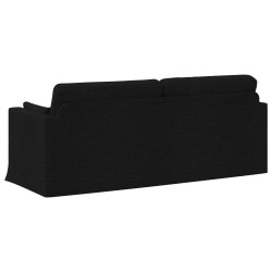 Canapé Noir 198 x 78 x 80 cm tissu 584264584264